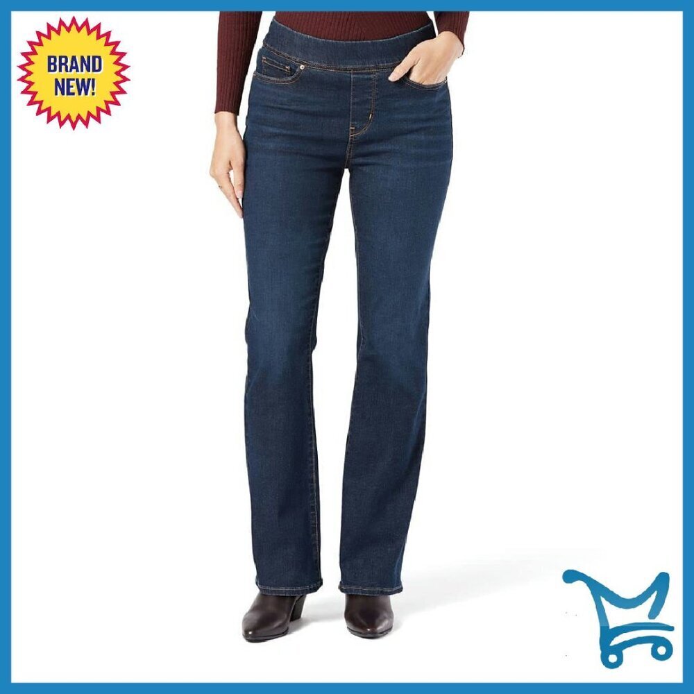 Premium Super-Stretch Bootcut Jeans with Tummy Control Panel